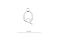 Mini colgante ¨Q¨ 9x7mm....