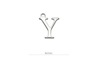 Mini colgante ¨Y¨ 9x7mm....