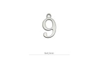 Mini colgante ¨9¨ 9x7mm....