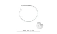 Pendientes de aro 18mm-hilo...