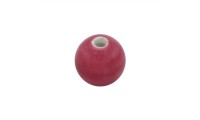 Bola cerámica de 20mm. Rosa...