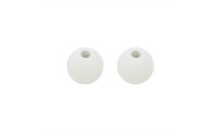 Bola cerámica de 8mm. Blanco