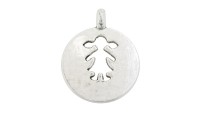 Colgante niña de 28mm con...