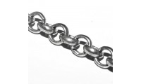 Cadena rolo 5mm. Plateado