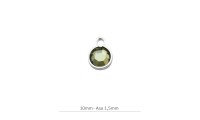 Colgante 10mm-asa 2mm. Olivine