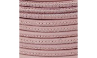 Cuero Napa cosido 4mm. Rosa...