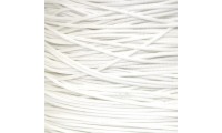 Cordón macramé de 1mm. Blanco