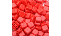 Square beads 6mm. Opaque...