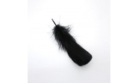 Pluma 8x3cm. Negro