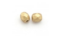 Bola facetada 4mm. Aztec Gold