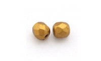 Bola facetada 4mm. Brass Gold