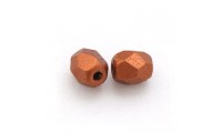Bola facetada 4mm. Copper