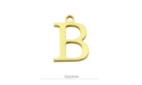 Colgante letra B 15mm. Baño...