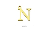 Colgante letra N 15mm. Baño...