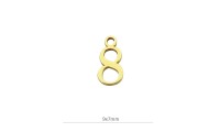 Mini colgante ¨8¨ 9x7mm....