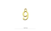 Mini colgante ¨9¨ 9x7mm....