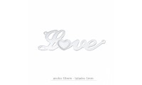 Colgante love 33mm 2 asas -...