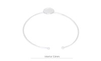 Pulsera de plata ojival