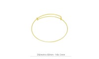 Fornitura pulsera  baño oro...