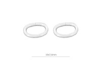Anilla ovalada 7,6x10mm....