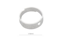 Anillo ajustable en plata...