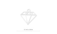Colgante diamante de 11 mm...