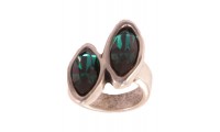 Anillo con Swarovski Emerald