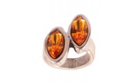 Anillo con Swarovski Tangerine