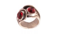 Anillo con Swarovski. Siam.
