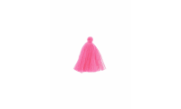 Mini borla de 20 mm. Fuchsia