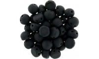 Cabochon 7mm Jet Matted